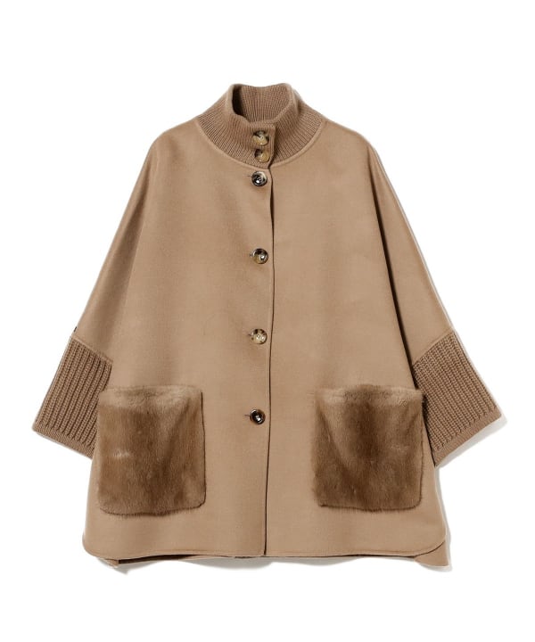 manzoni24 / ニットコンビ コート
