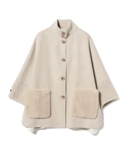 manzoni24 / ニットコンビ コート