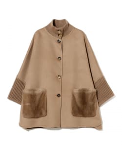 manzoni24 / ニットコンビ コート