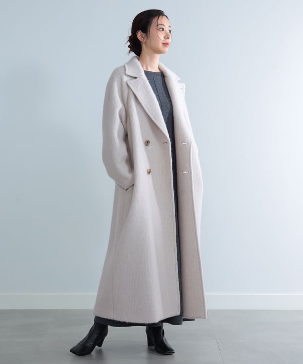 Demi-Luxe BEAMS Demi-Luxe BEAMS AK+1 / Shaggy long coat (Chester