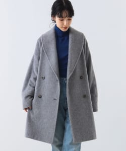 Demi-Luxe BEAMS / 女裝 毛絨 及肩領 大衣