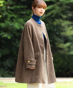 MACKINTOSH / NEW HUMBIE ノーカラー ショートコート