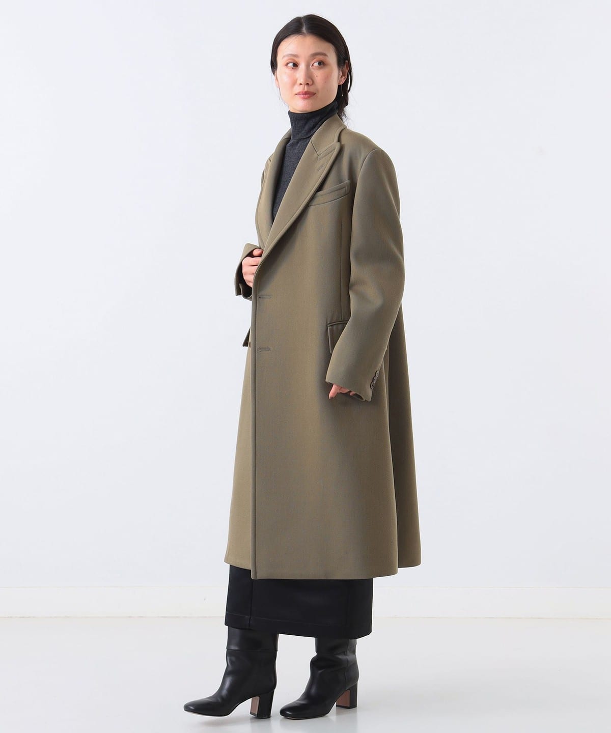 Demi-Luxe BEAMS（デミルクス ビームス）【アウトレット】AURALEE / DOUBLE CLOTH HARD TWIST CARSEY  CHESTERFIELD COAT（コート チェスターコート）通販｜BEAMS