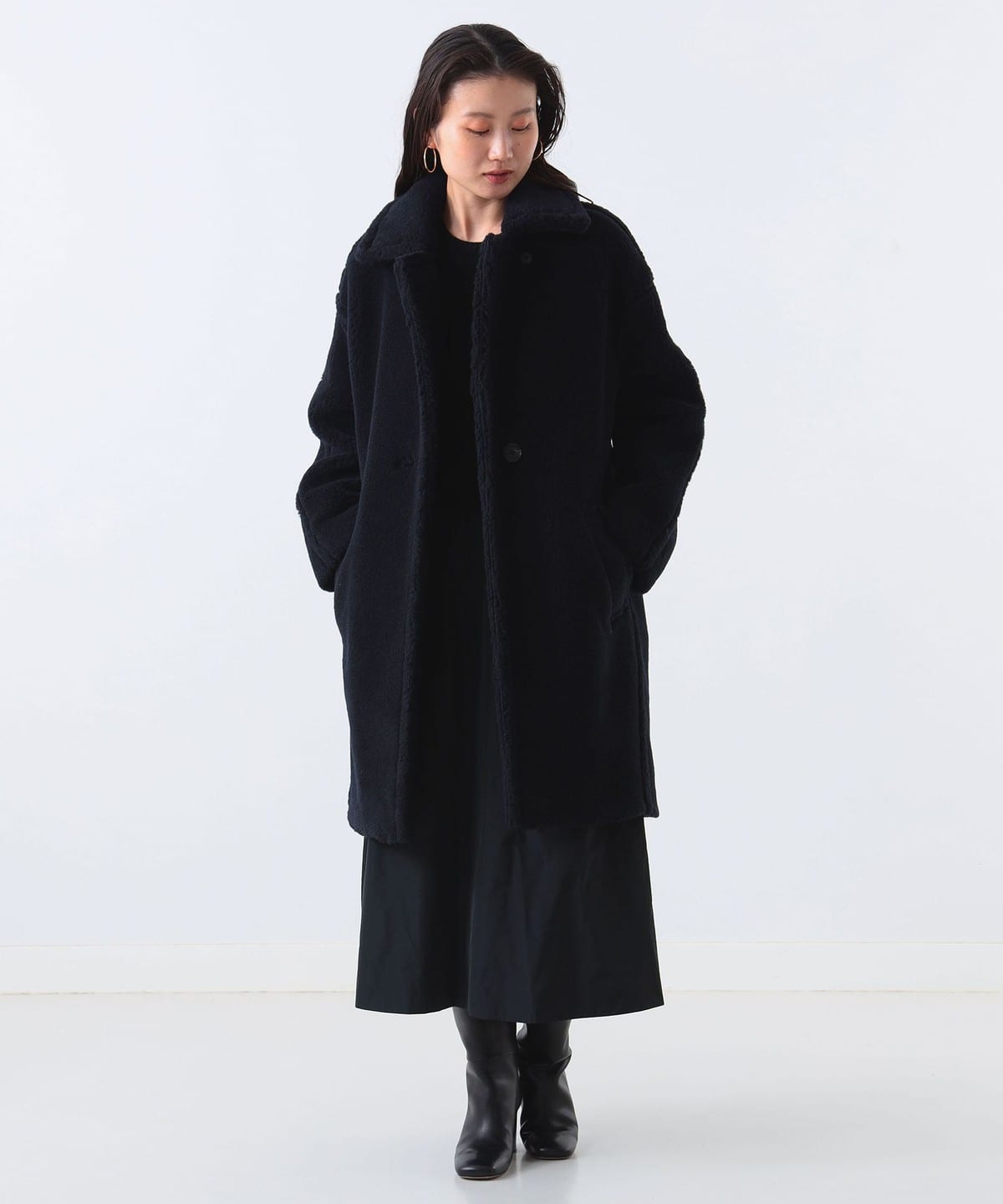 Demi-Luxe BEAMS Demi-Luxe BEAMS CINOH Boa 大衣 (切斯特大衣