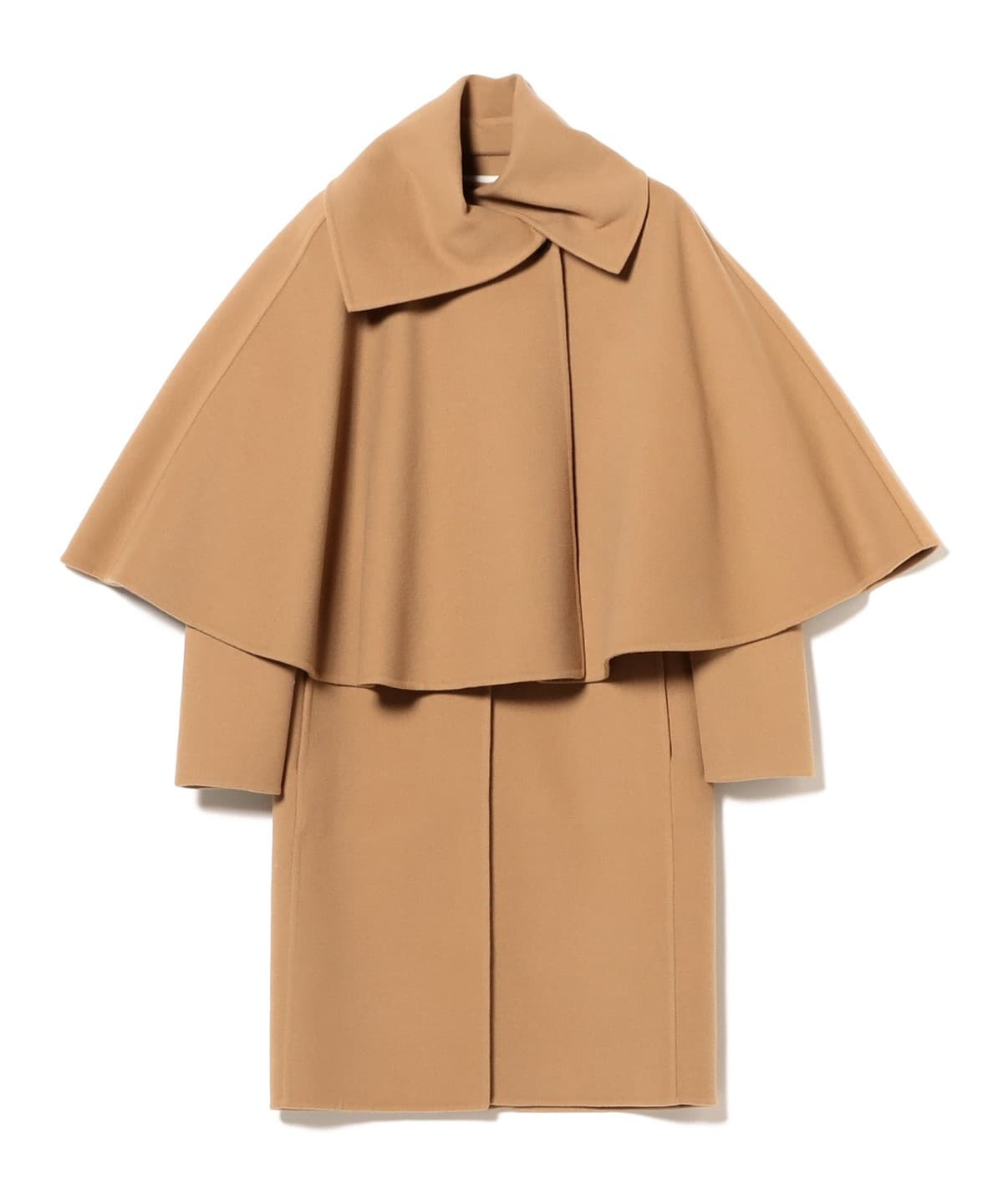 Chloé ケープコート ベージュ マント 34 フランス製 送料無料