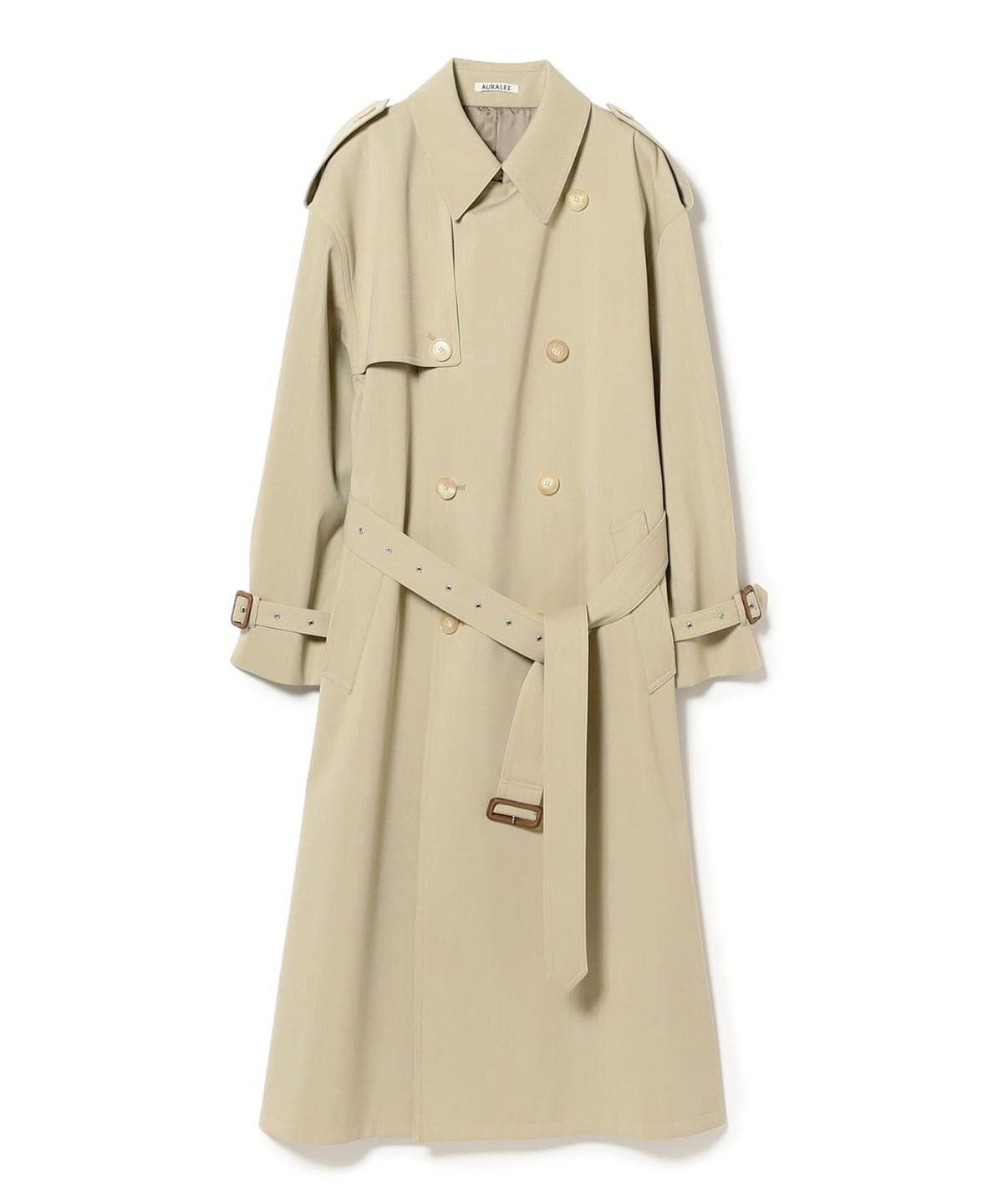 Demi-Luxe BEAMS（デミルクス ビームス）【1/10新規値下げ】AURALEE / WOOL CAVARLY TWILL LAMINATE  TRENCH COAT（コート トレンチコート）通販｜BEAMS