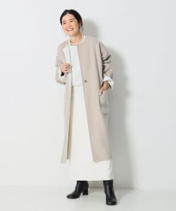 ウール リバー ロングコート