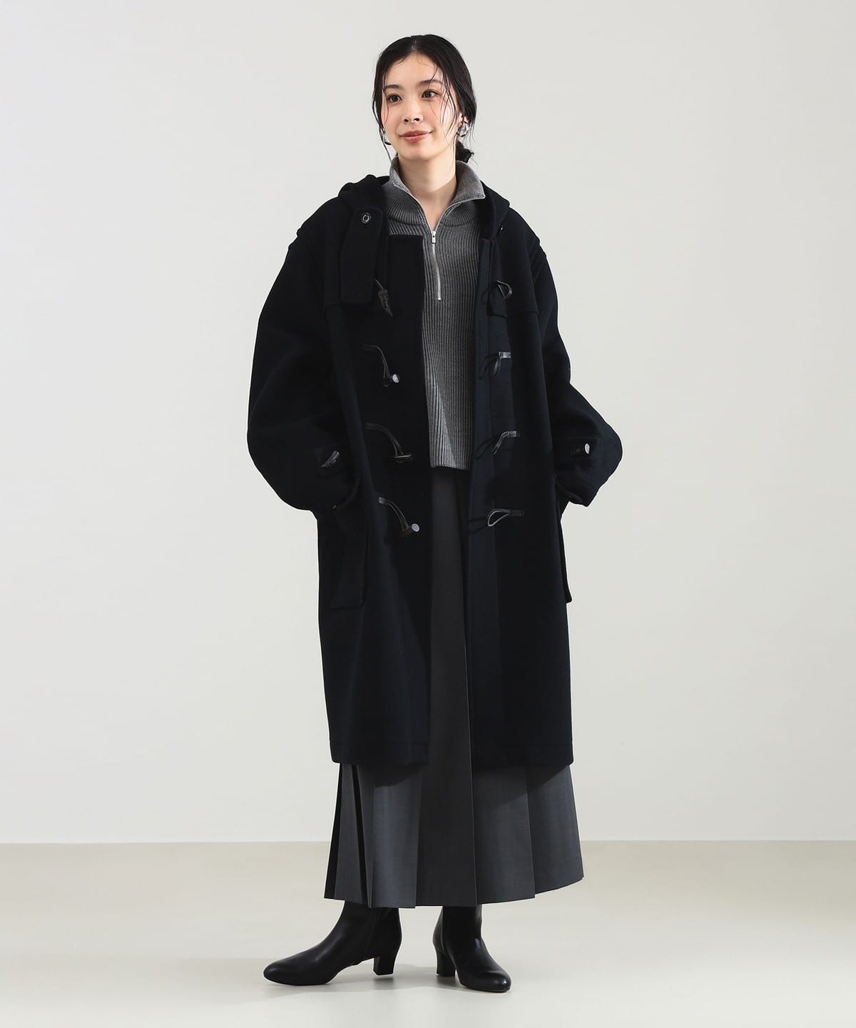 Demi-luxe ビームスLONDON Tradition　ダッフルコート Demi-Luxe BEAMS（165986） スタイリング・コーディネイト｜BEAMS