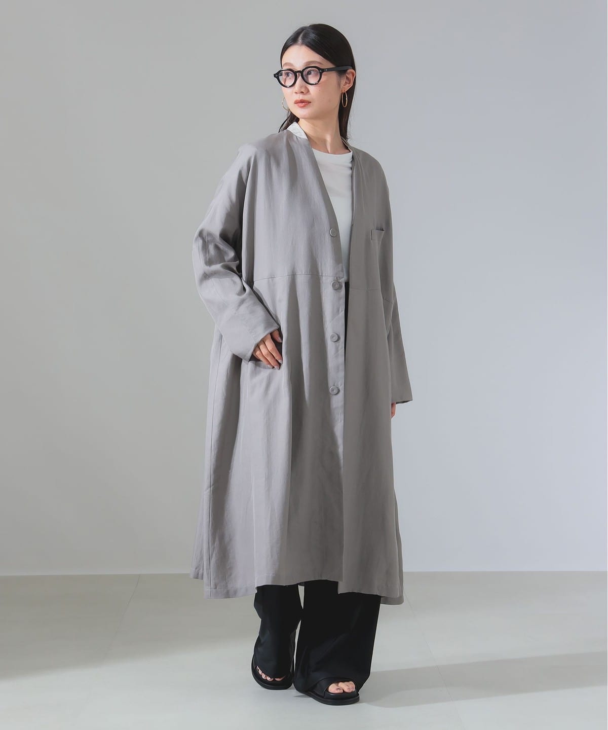 【7/3新規値下げ】ECOLE DE CURIOSITES / CLAUDIS コート コート WOMEN GREIGE M 【7/3新規値下げ】ECOLE DE CURIOSITES / CLAUDIS コート コート WOMEN GREIGE M