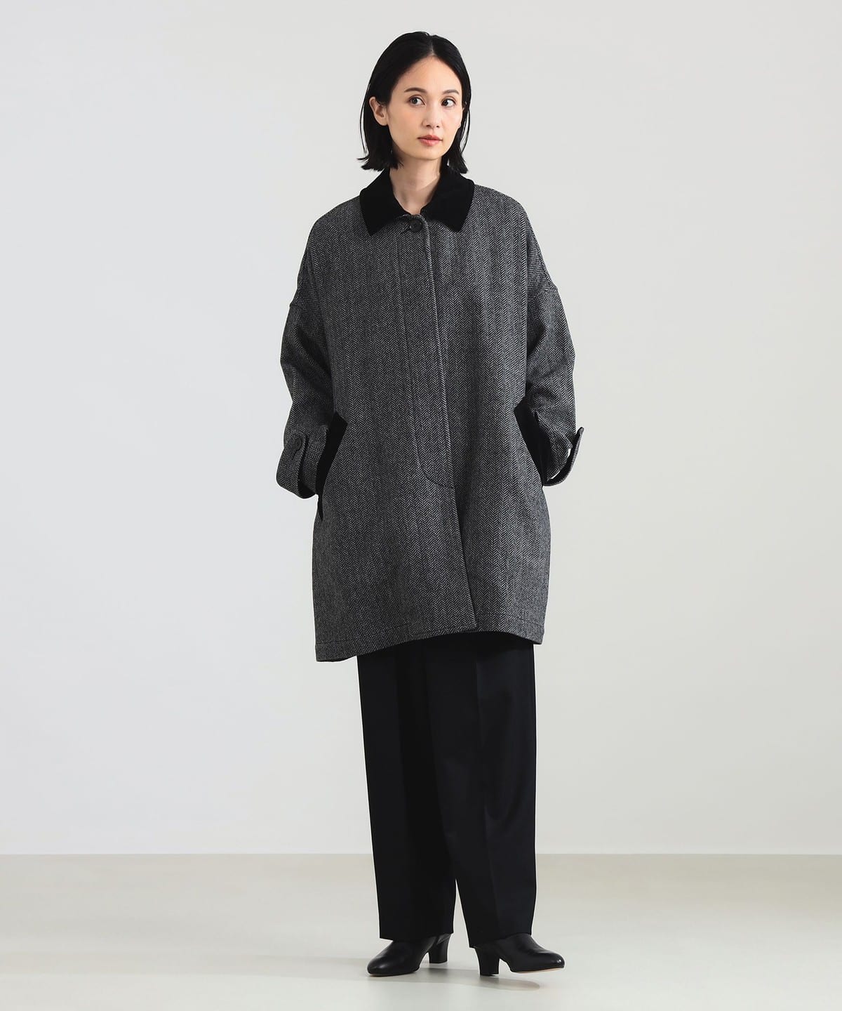 Traditional Weatherwear トラディショナル ウェザーウェア / MALTON HEAT TWEED コート コート WOMEN GREY 32 Traditional Weatherwear トラディショナル ウェザーウェア / MALTON HEAT TWEED コート コート WOMEN GREY 32