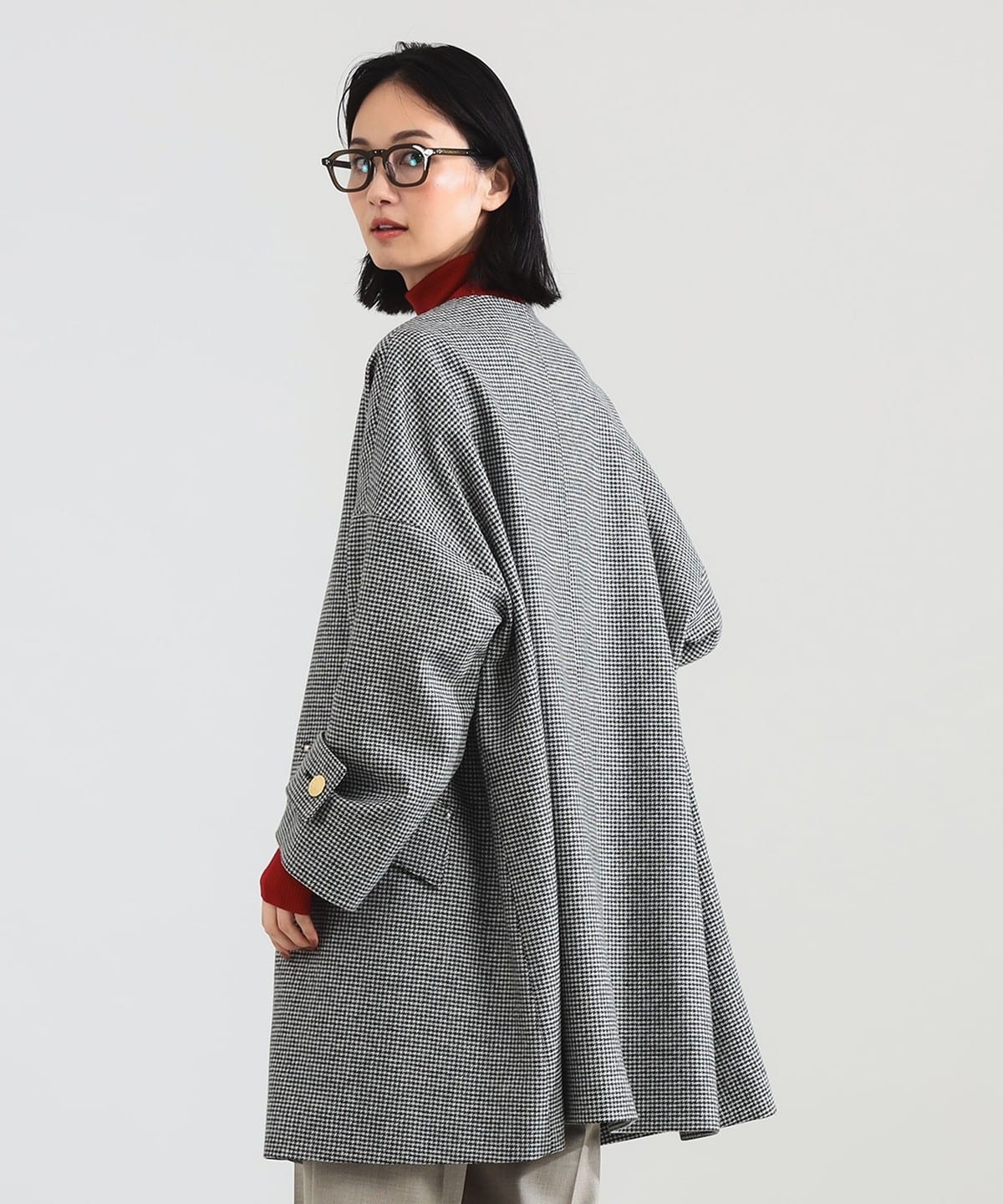 新品 ノーカラーコートDemi-Luxe BEAMS ✳︎色グレー Demi-Luxe BEAMS（デミルクス ビームス）のノーカラーコート通販