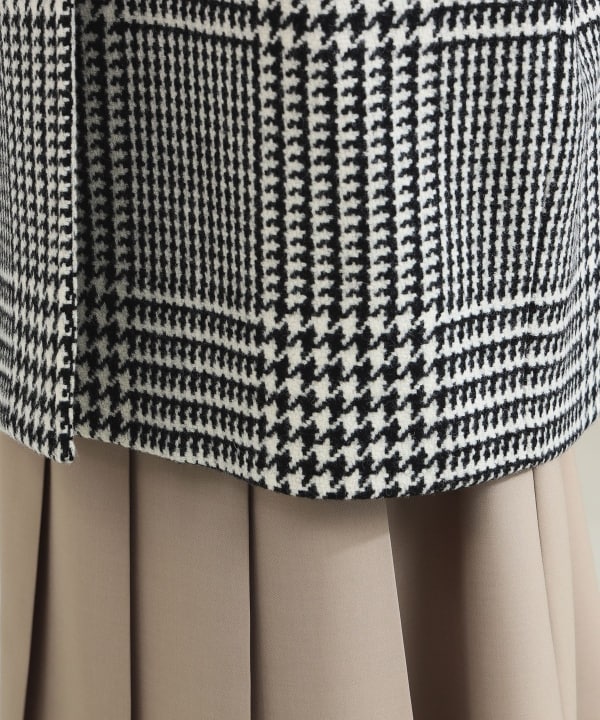 MACKINTOSH ゴム引き　グレンチェック ステンカラーコート　38 Demi-Luxe BEAMS（デミルクス ビームス）MACKINTOSH / COLIIN グレン