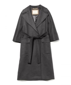 LENOCI / カシミヤ 4ボタン ラップコート