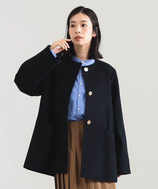 Demi-Luxe BEAMS / エコファー ソフトメルトンコート　美品 Demi-Luxe BEAMS（デミルクス ビームス）の「○Demi-Luxe BEAMS