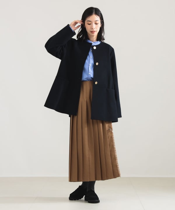 Demi-Luxe BEAMS / エコファー ソフトメルトンコート　美品 Demi-Luxe BEAMS（デミルクス ビームス）の「○Demi-Luxe BEAMS