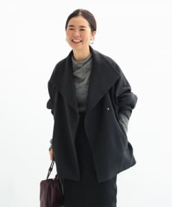 スタンドネック 中綿ブルゾン コート .M.