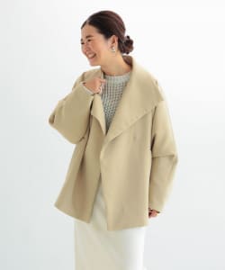 スタンドネック 中綿ブルゾン コート .M.