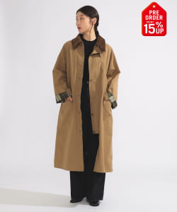 【+15%ポイントUP】【別注】Barbour / BURGHLEY ロングコート