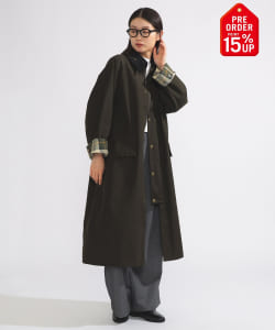 【+15%ポイントUP】【別注】Barbour / BURGHLEY ロングコート
