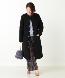 Traditional Weatherwear / 別注 ARKLEY ボアロングコート