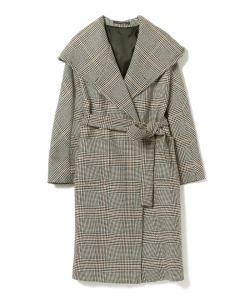 TAGLIATORE / グレンチェック フードコート