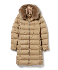 HERNO / ファースタンドネック ダウンコート