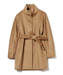 【ショップ限定商品】Max Mara / キャメル スタンドカラー コート