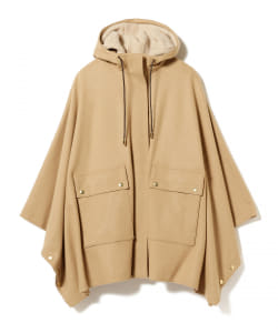 ROOM NO.8 / インレイ サイドスナップ ポンチョ