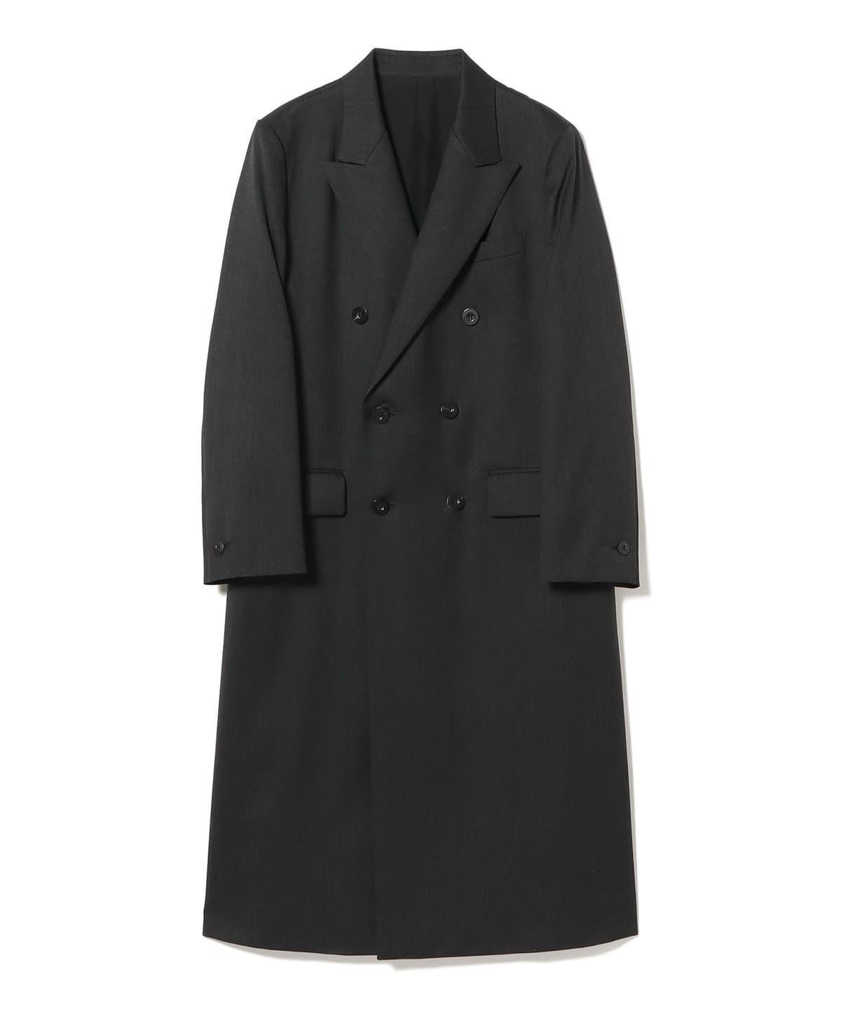 IRENISA / ウール ダブルボタン チェスターコート コート WOMEN CHARCOAL GREY 1 IRENISA / ウール ダブルボタン チェスターコート コート WOMEN CHARCOAL GREY 1