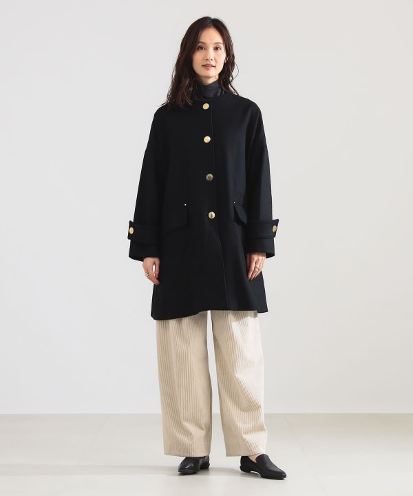 【モアバリエーション開催中】MACKINTOSH / NEW HUMBIE ノーカラー コート Model：H171 B80 W58 H86　Size：8
