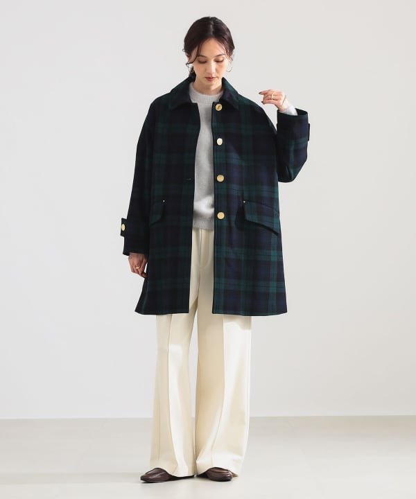 【+10%ポイントUP】MACKINTOSH / NEW HUMBIE ブラックウォッチ コート Model：H171 B80 W58 H86　Size：8