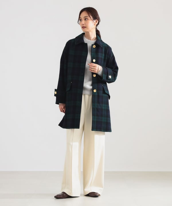 【+10%ポイントUP】MACKINTOSH / NEW HUMBIE ブラックウォッチ コート Model：H171 B80 W58 H86　Size：8