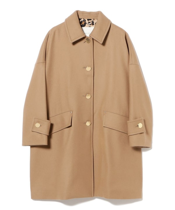 【モアバリエーション開催中】MACKINTOSH / NEW HUMBIE レオパード コート〈BLACK・BEIGE〉