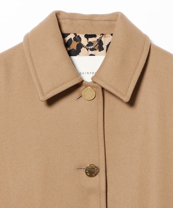 【モアバリエーション開催中】MACKINTOSH / NEW HUMBIE レオパード コート〈BLACK・BEIGE〉