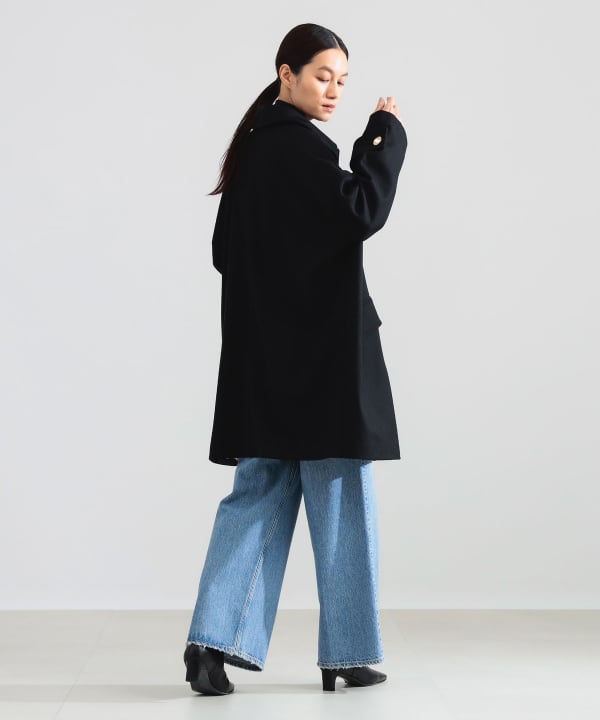 【モアバリエーション開催中】MACKINTOSH / NEW HUMBIE レオパード コート〈BLACK・BEIGE〉