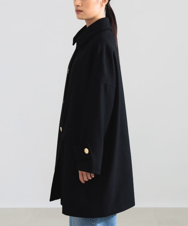 【モアバリエーション開催中】MACKINTOSH / NEW HUMBIE レオパード コート〈BLACK・BEIGE〉