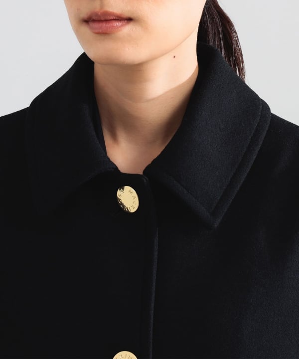 【モアバリエーション開催中】MACKINTOSH / NEW HUMBIE レオパード コート〈BLACK・BEIGE〉