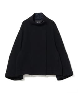ROOM NO.8 BLACK / ハイネック ショート コート