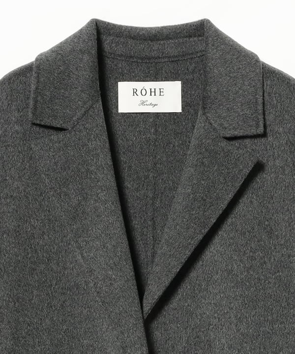 ROHE / ウール ダブルフェイス コート