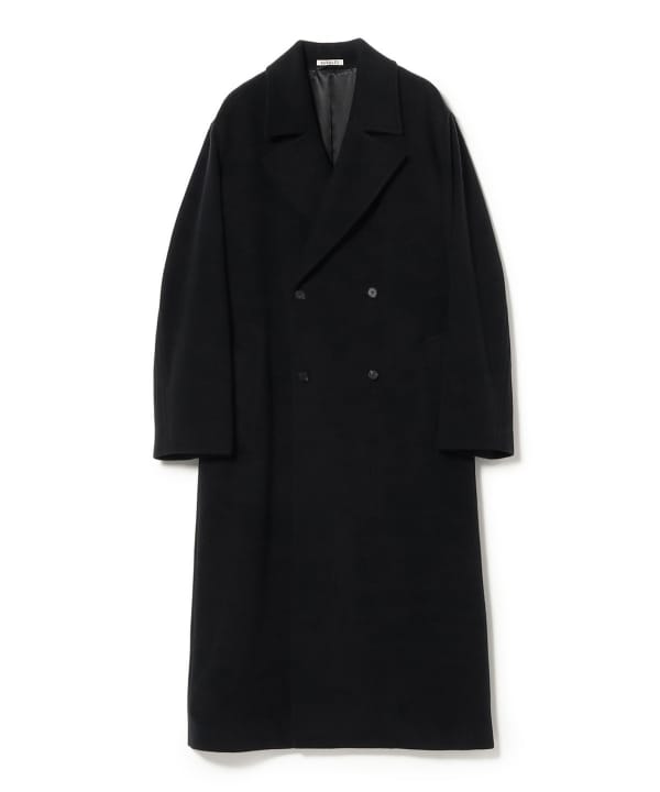 AURALEE / SUPER FINE WOOL MOSSER DOUBLE BREASTED COAT