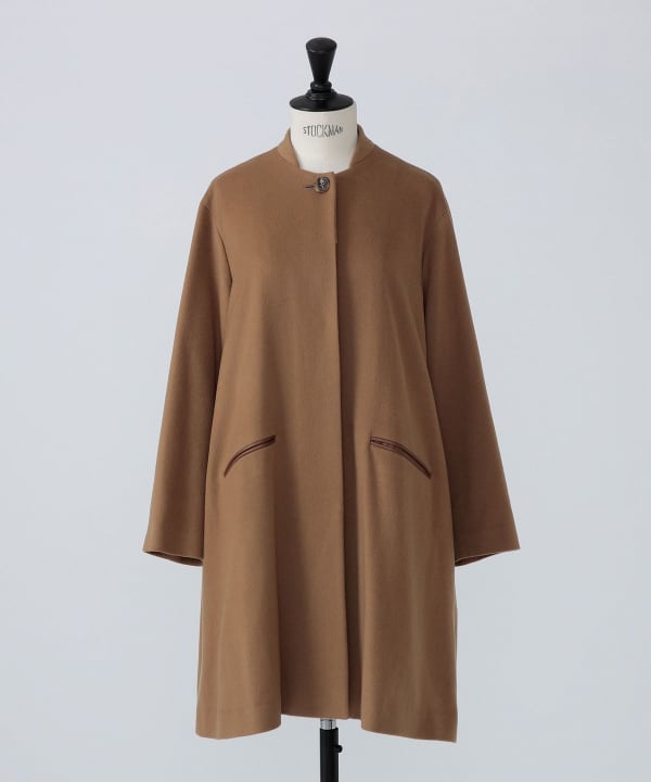 カシミヤ Aライン コート