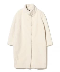 HERNO / フェイクファー スタンドカラー コート