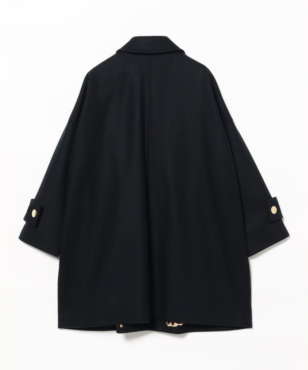 【モアバリエーション開催中】MACKINTOSH / NEW HUMBIE レオパード コート〈NAVY〉