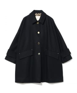 【モアバリエーション開催中】MACKINTOSH / NEW HUMBIE レオパード コート〈NAVY〉