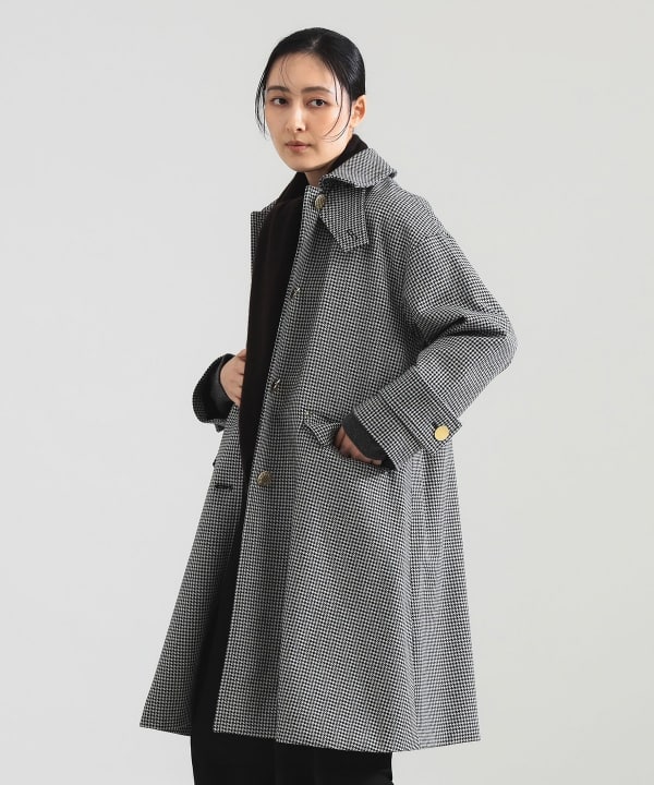 【モアバリエーション開催中】MACKINTOSH / NEW HUMBIE LONG SL ハウンドトゥース コート