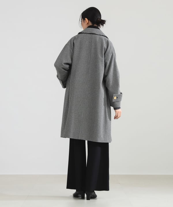 【モアバリエーション開催中】MACKINTOSH / NEW HUMBIE LONG SL ハウンドトゥース コート