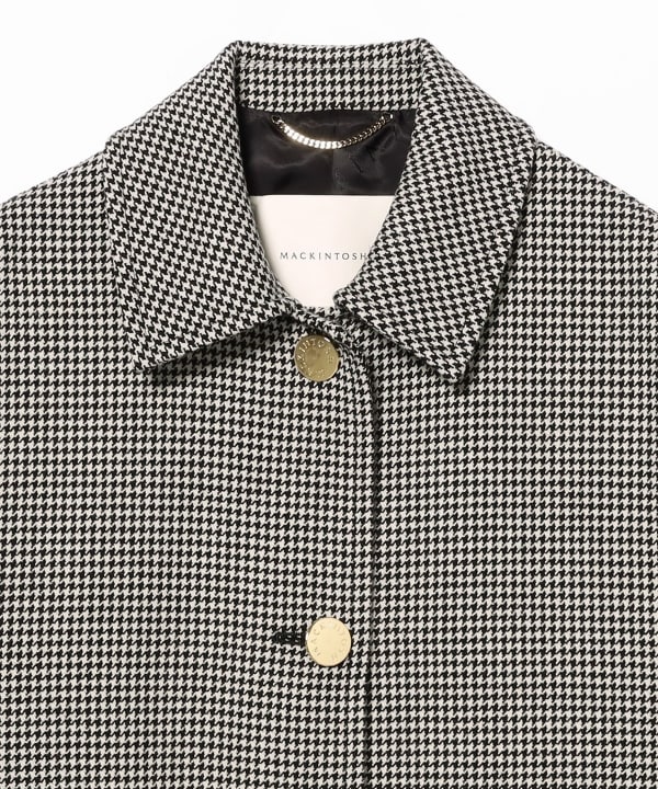 【モアバリエーション開催中】MACKINTOSH / NEW HUMBIE LONG SL ハウンドトゥース コート
