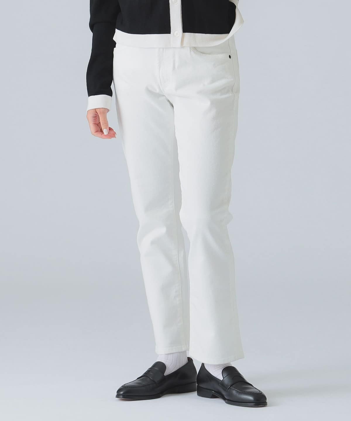 レビュー高評価のおせち贈り物 EFFE BEAMS EFFE BEAMS YCHAI ROBUSTO 白色牛仔长裤 (裤子牛仔长 パンツ