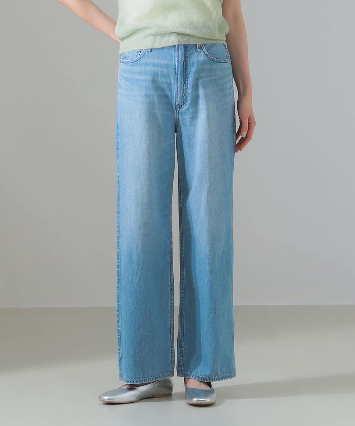 upper hights アッパーハイツ / LAZY NIECE デニムパンツ パンツ WOMEN MID BLUE 23 upper hights アッパーハイツ / LAZY NIECE デニムパンツ パンツ WOMEN MID BLUE 23