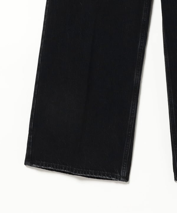 ⭐️未使用&お値下げ中⭐️Demi-Luxe BEAMS ブラックデニムパンツ 25 Demi-Luxe BEAMS（デミルクス ビームス）【別注】upper hights / THE